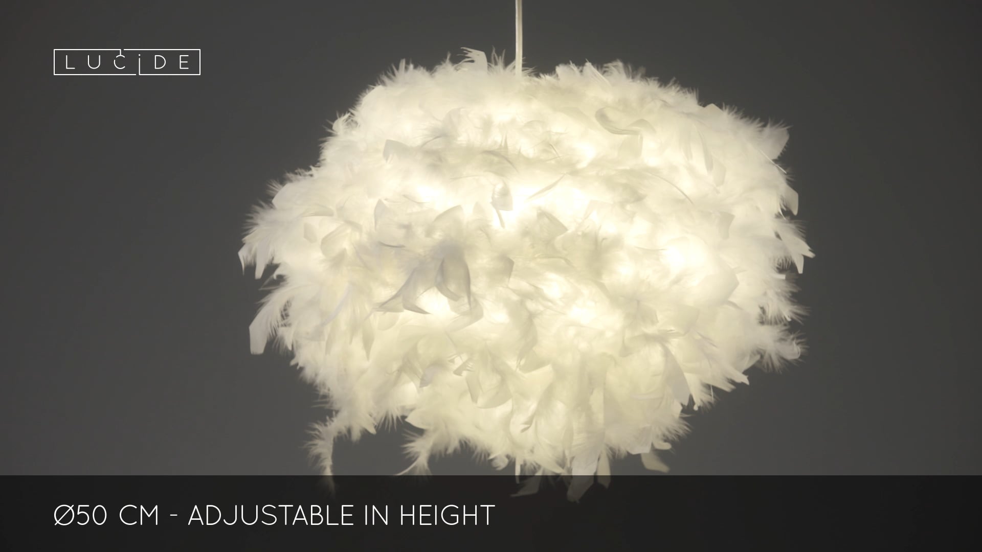 Lucide GOOSY Light - Ø 50 cm - White on Vimeo