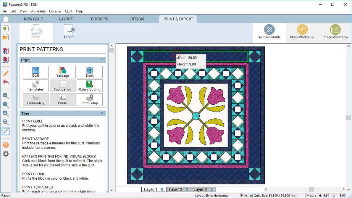 Electric Quilt 8 Products The Electric Quilt Company
