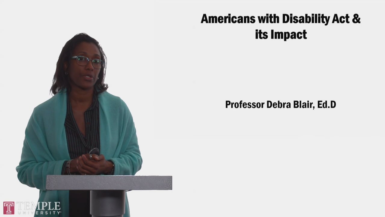 Login to view Americans with Disability Act & Its Impact