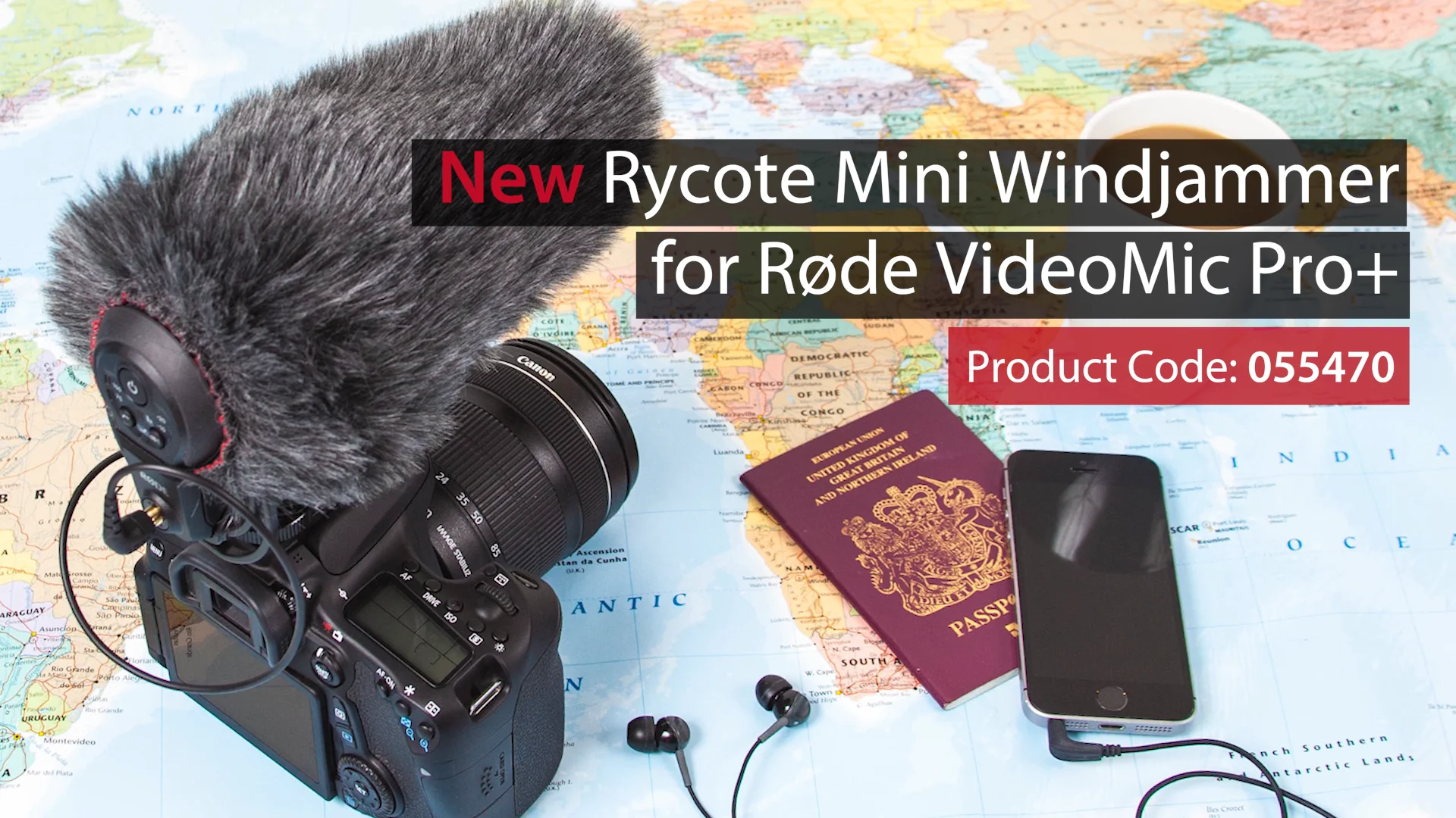 Rycote Mini Windjammer for Rode VideoMic Pro with Lyre 055465