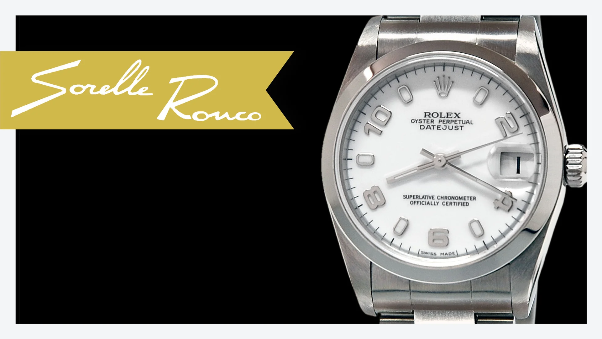 Rolex clearance sorelle ronco