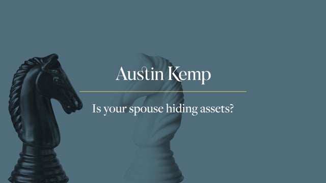 Thumbnail for 'Is your spouse hiding assets?' video
