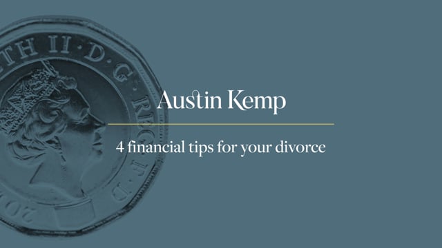Thumbnail for '4 Financial tips for your divorce' video