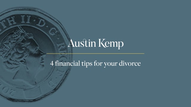 Thumbnail for '4 Financial tips for your divorce' video