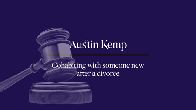 Thumbnail for 'Cohabiting with someone new after a divorce' video