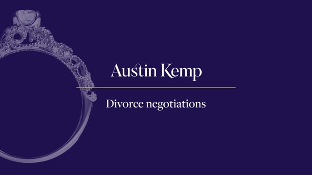 Thumbnail for 'Divorce negotiations' video