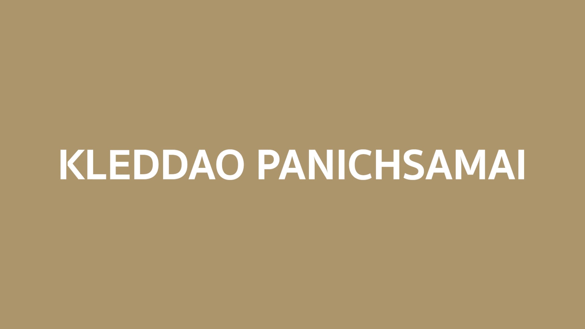 Siampiwat - The Icon of Innovtive Lifestyle : Kleddao Panichsamai