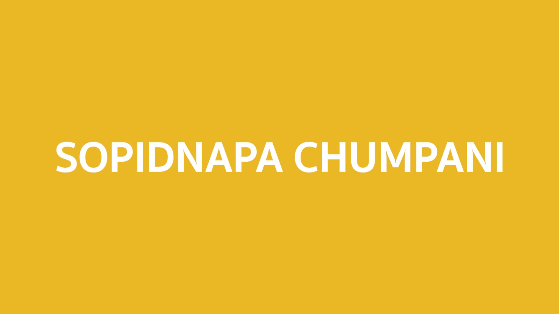 Siampiwat - The Icon of Innovtive Lifestyle : Sopidnapa Chumpani