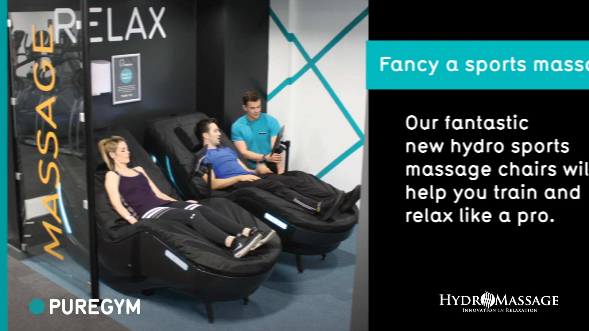 Puregym discount massage chair