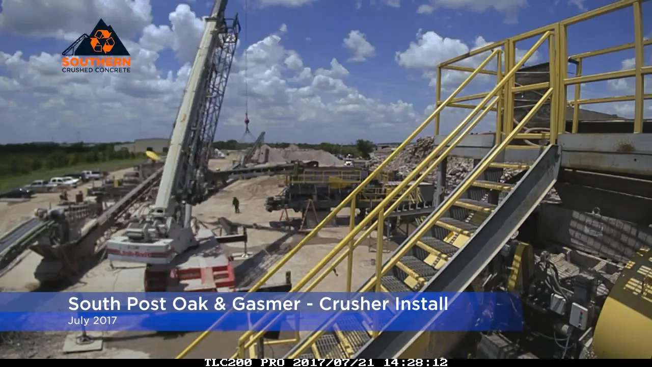 Southern Crushed Concrete Crusher Install_old on Vimeo