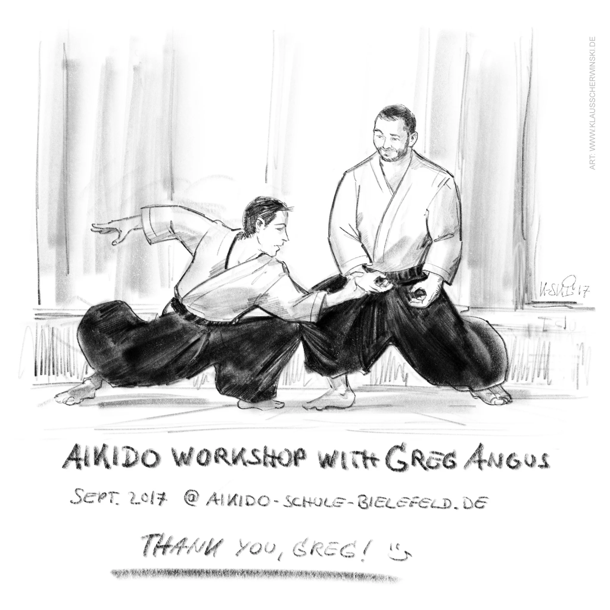aikido drawing
