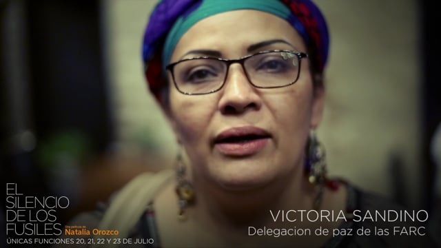Victoria Sandino, Excombatiente. Delegación Paz FARC