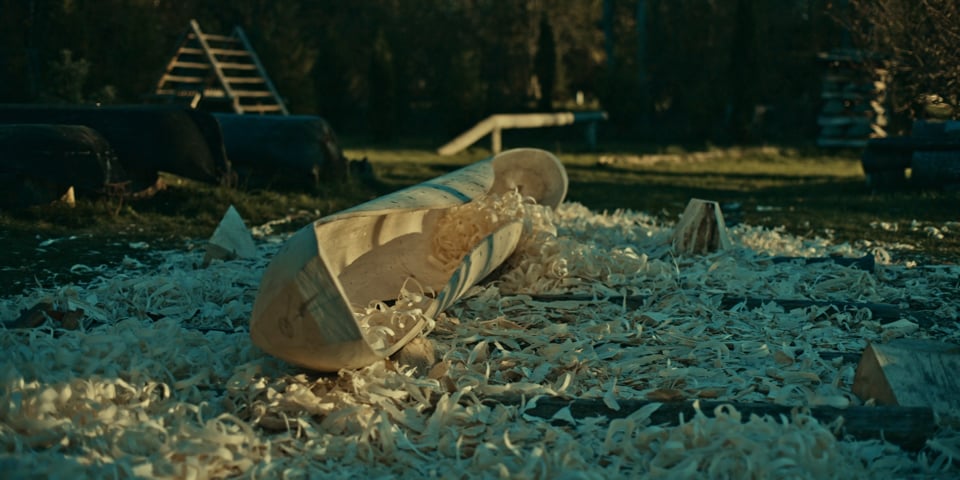 The Birth Of A Dugout Canoe by Northmen