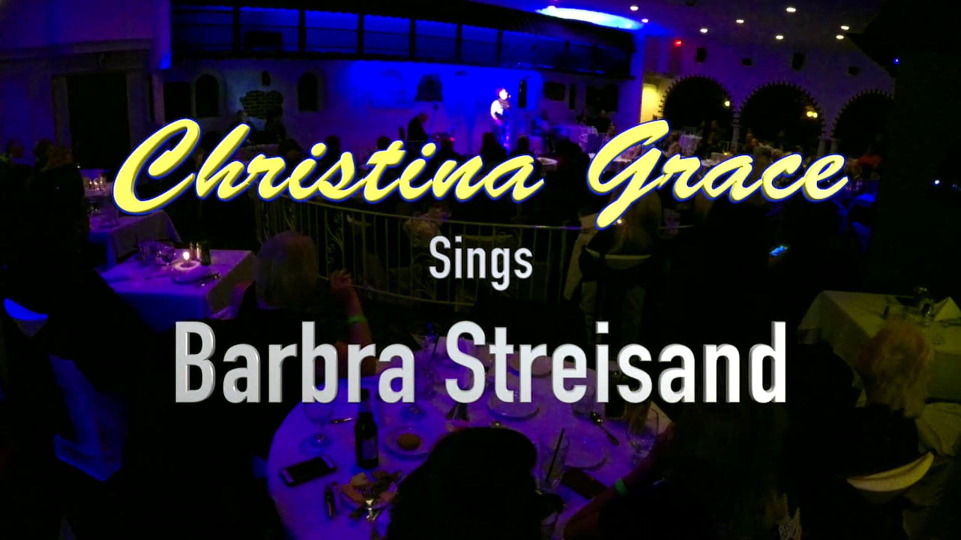 Promotional video thumbnail 1 for Christina Grace Sings Barbra Streisand