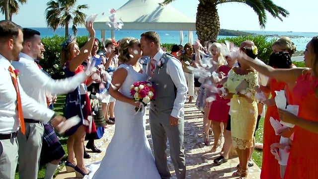Denise and Ross-Nissi Beach Wedding Trailer