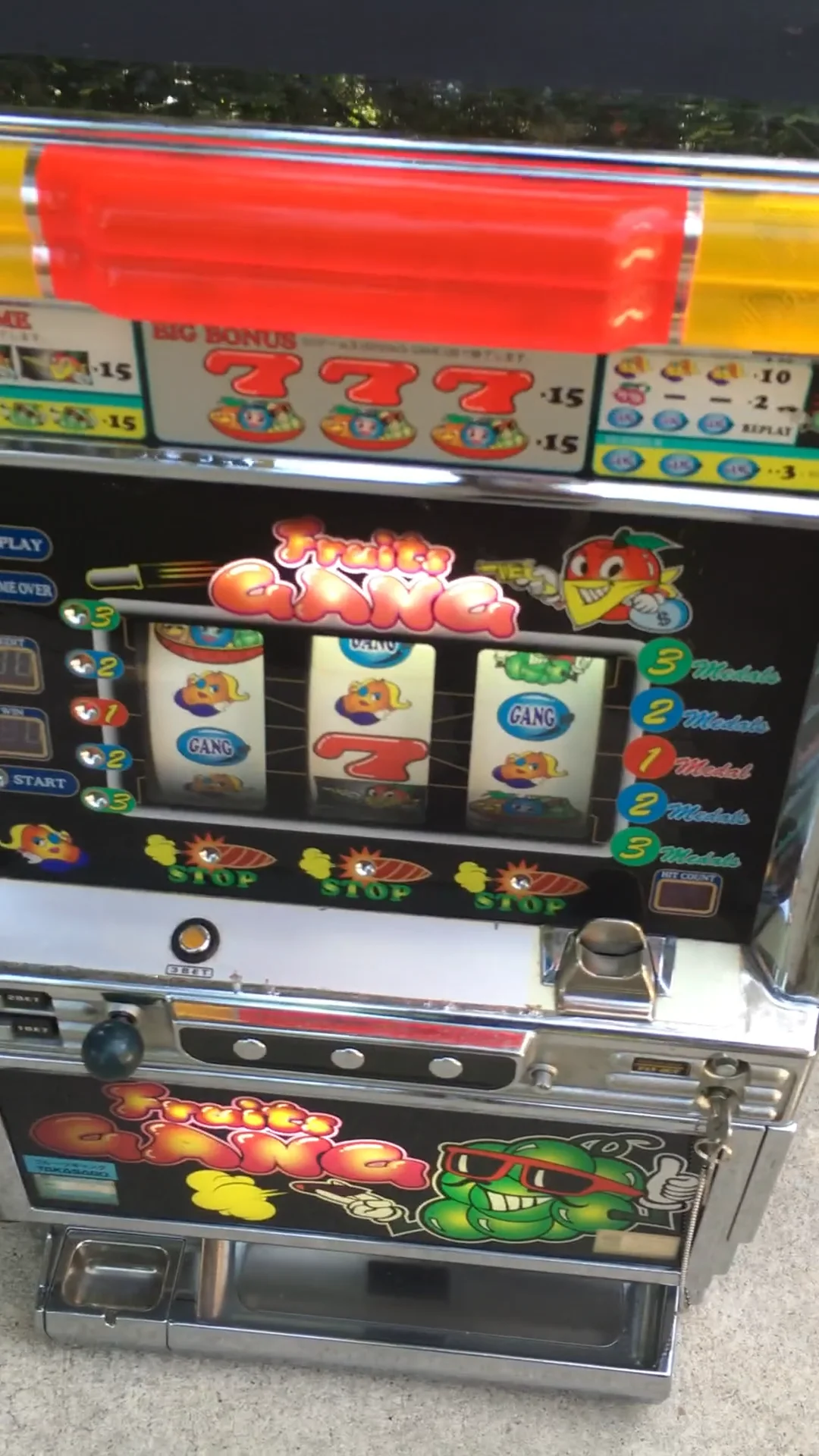 WHO IS KING スロットマシン Yahoo!オークション - WACO スロットマシン GOLDEN JACKPOT
