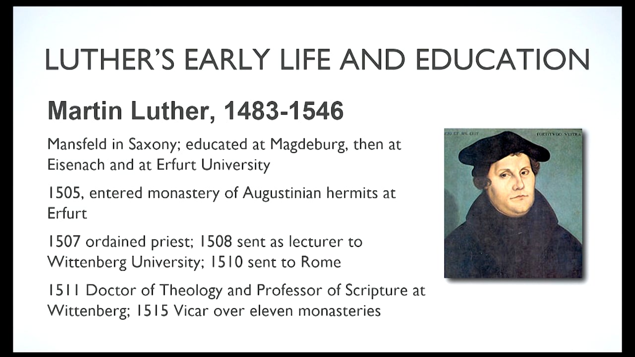 Overview of Luther and the 95 Theses (Part 2)