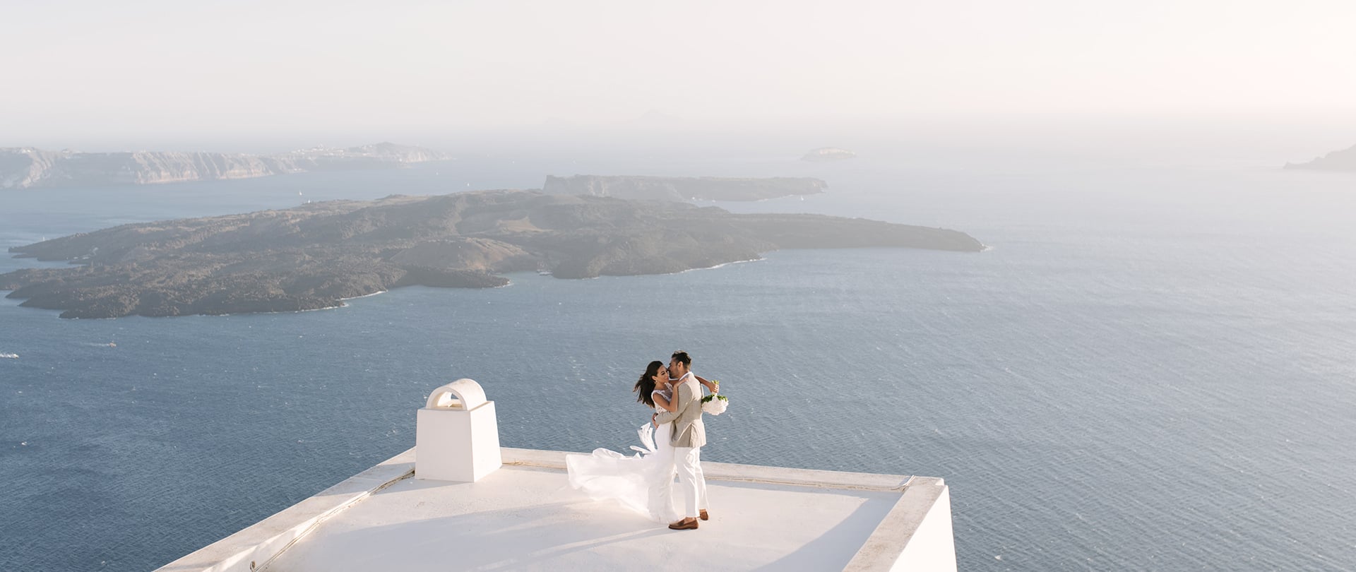 Ashley & Kosta Wedding Video Filmed at Santorini, Greece