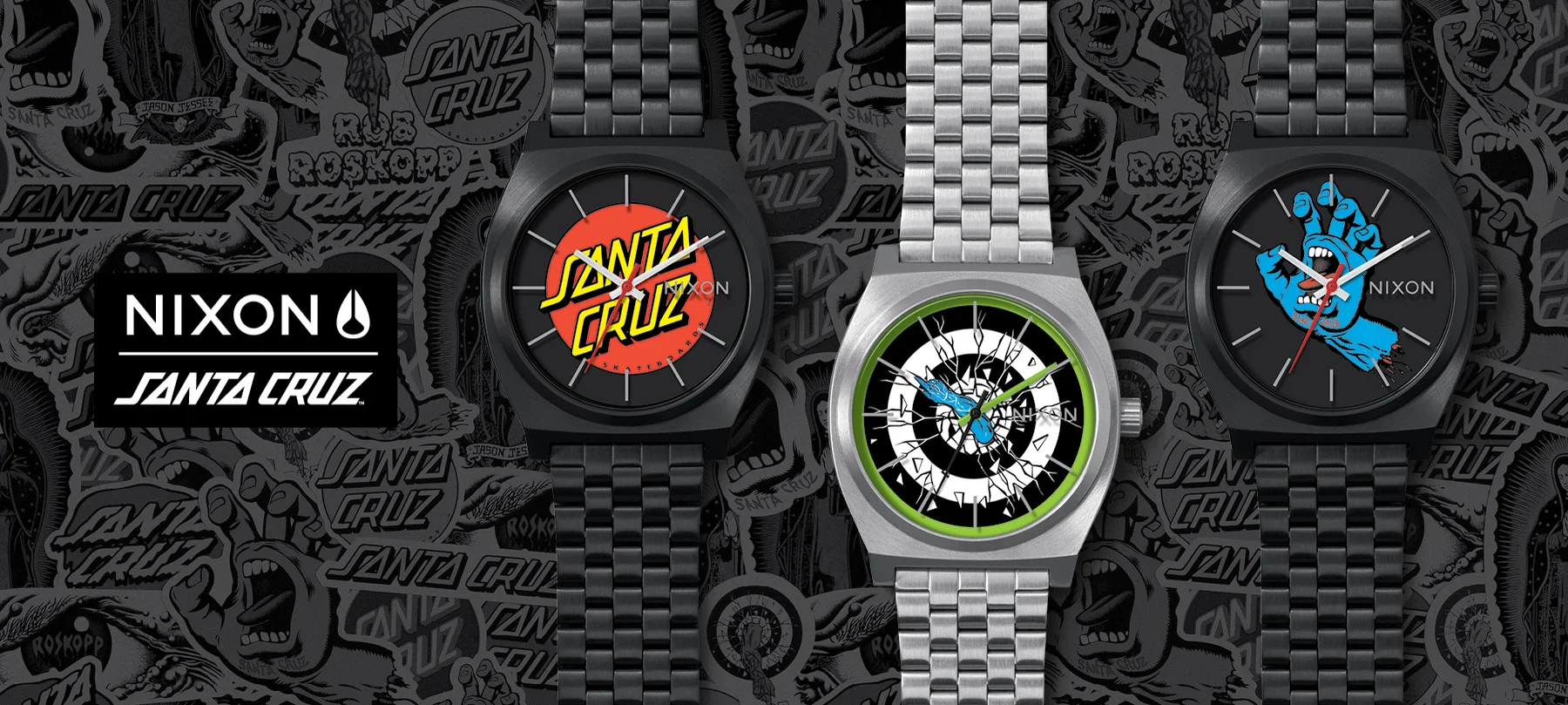 Nixon x Santa Cruz Collaboration | Men's and Women's Watches