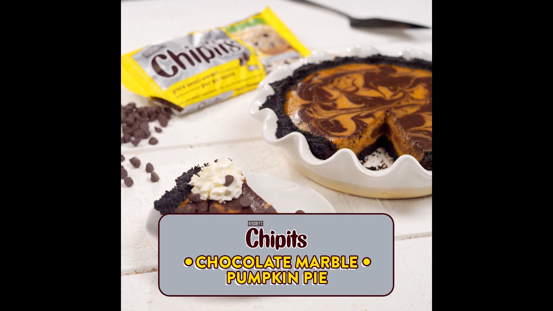 Chipits | Bake It Easy | Marble Pumpkin Pie