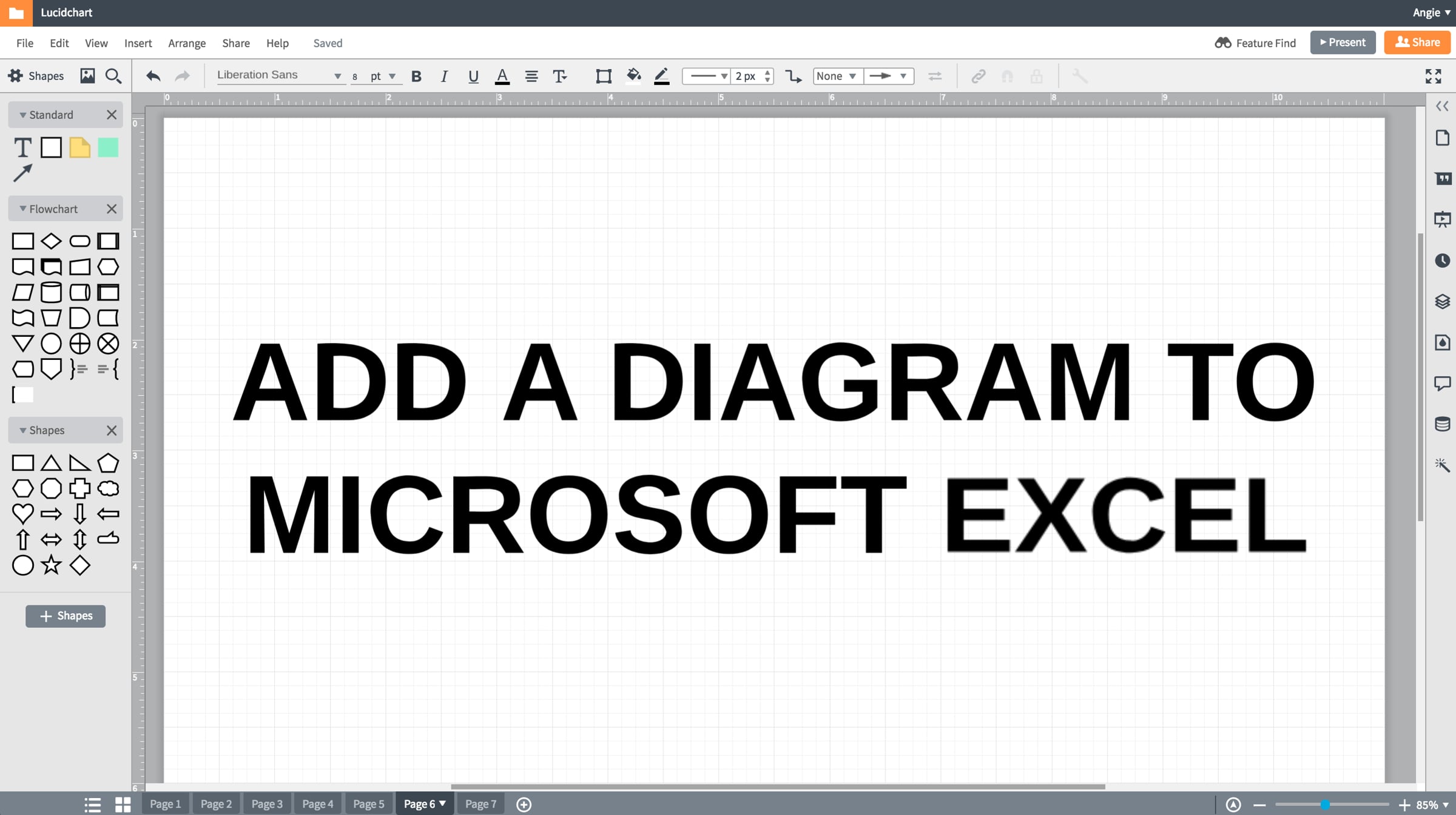 How-To Integrate Lucidchart into Excel