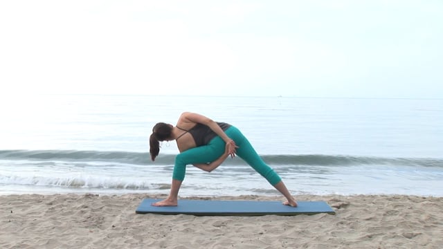 Beach Practice From Jenni's DVD "Strong Vinyasa Flow" (2012)