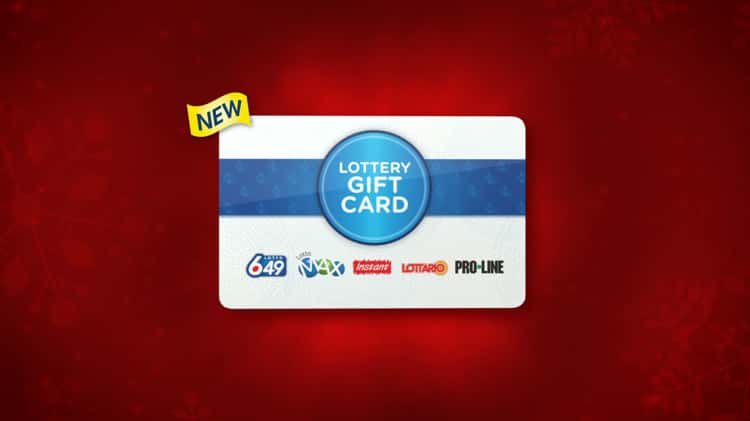 Lotto max gift deals card