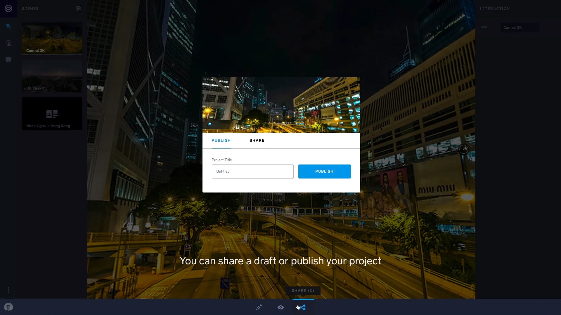 Share your Projects on Vimeo