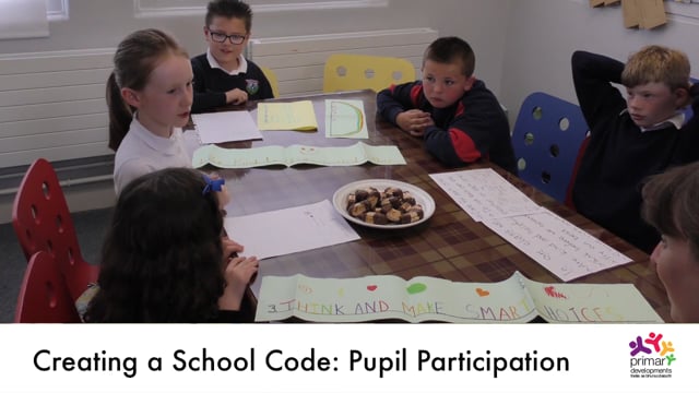 Creating a school code: pupil participation