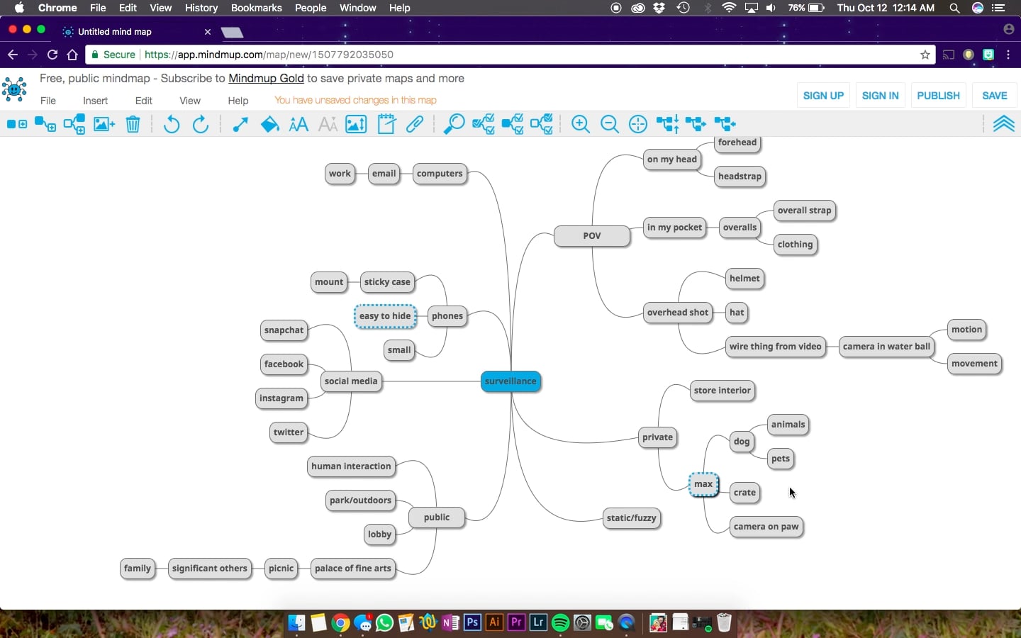 mind map on Vimeo