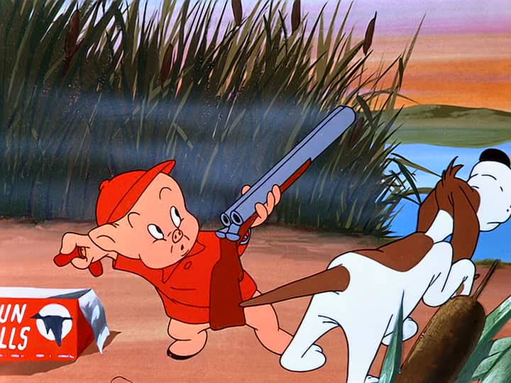 El Pato Lucas y Porky Cacería de Patos Locos (Daffy Duck Hunt) on Vimeo