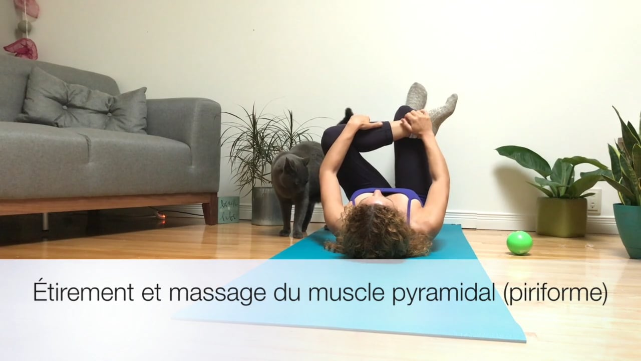 Etirement et massage du muscle pyramidal (piriforme)