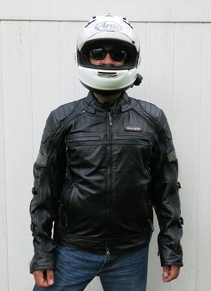 FXRG Switchback leather jacket