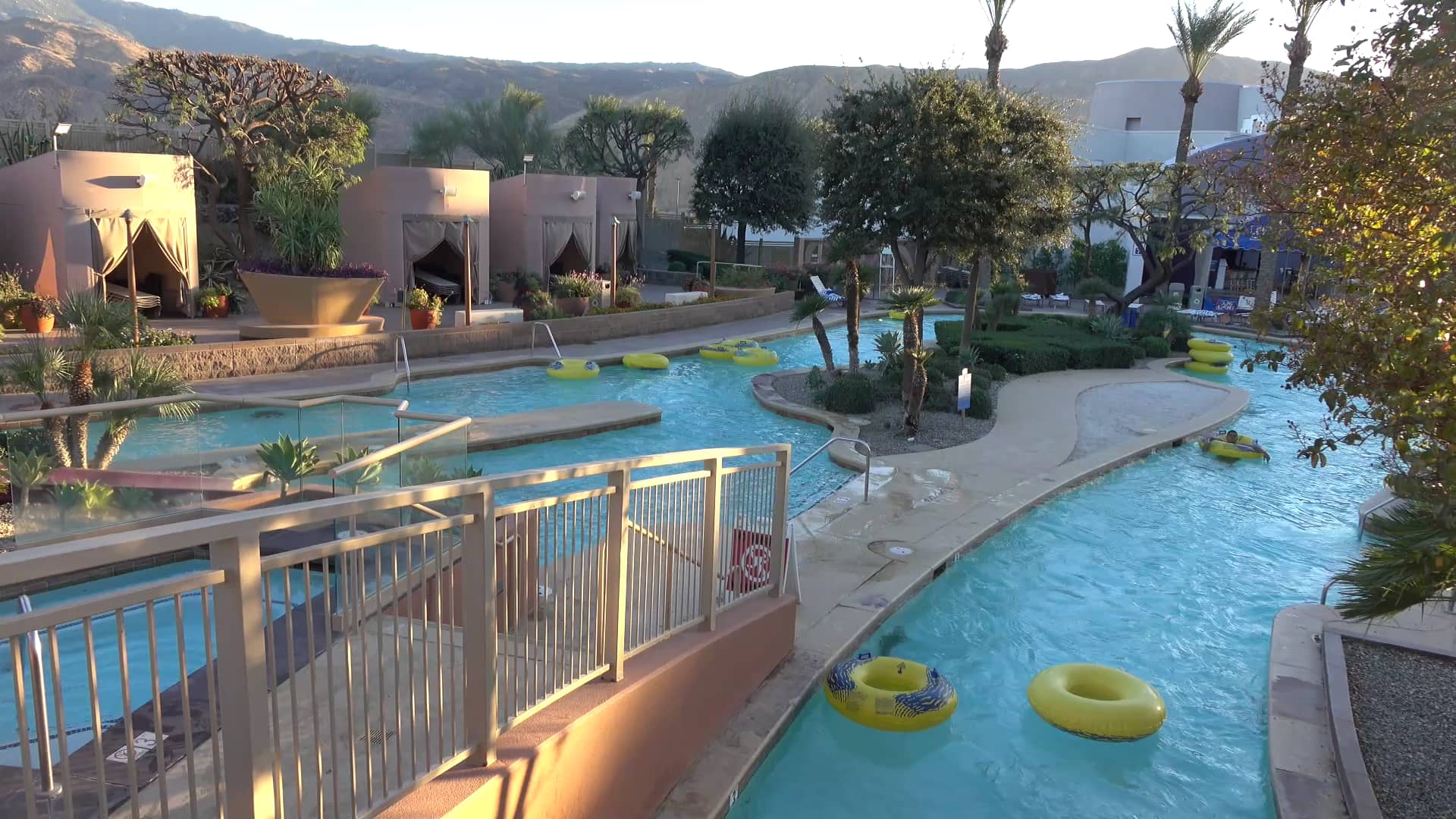 The Lazy River of Morongo Hotel Casino Swimming Pool on Vimeo