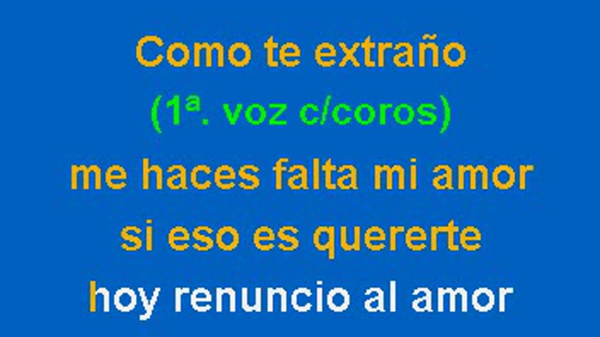 Pedro Fernandez - Como Te Extrao