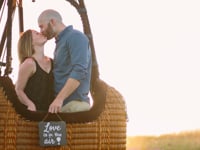 Justin + Kelly = ENGAGED!! // Kansas City Hot Air Balloon Proposal Videographer