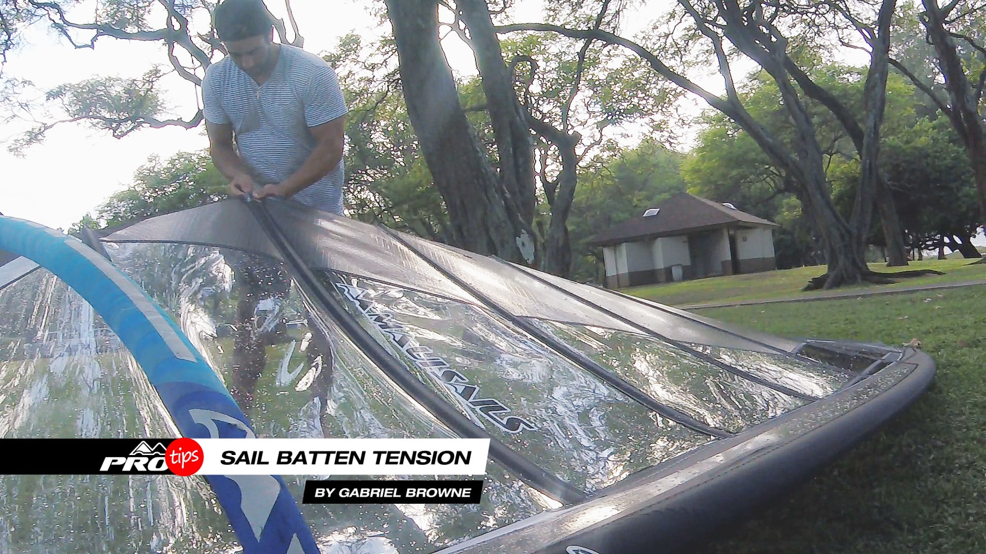 Pro Tips Sail Batten Tension Windsurfing Videos MauiSails Hawaii