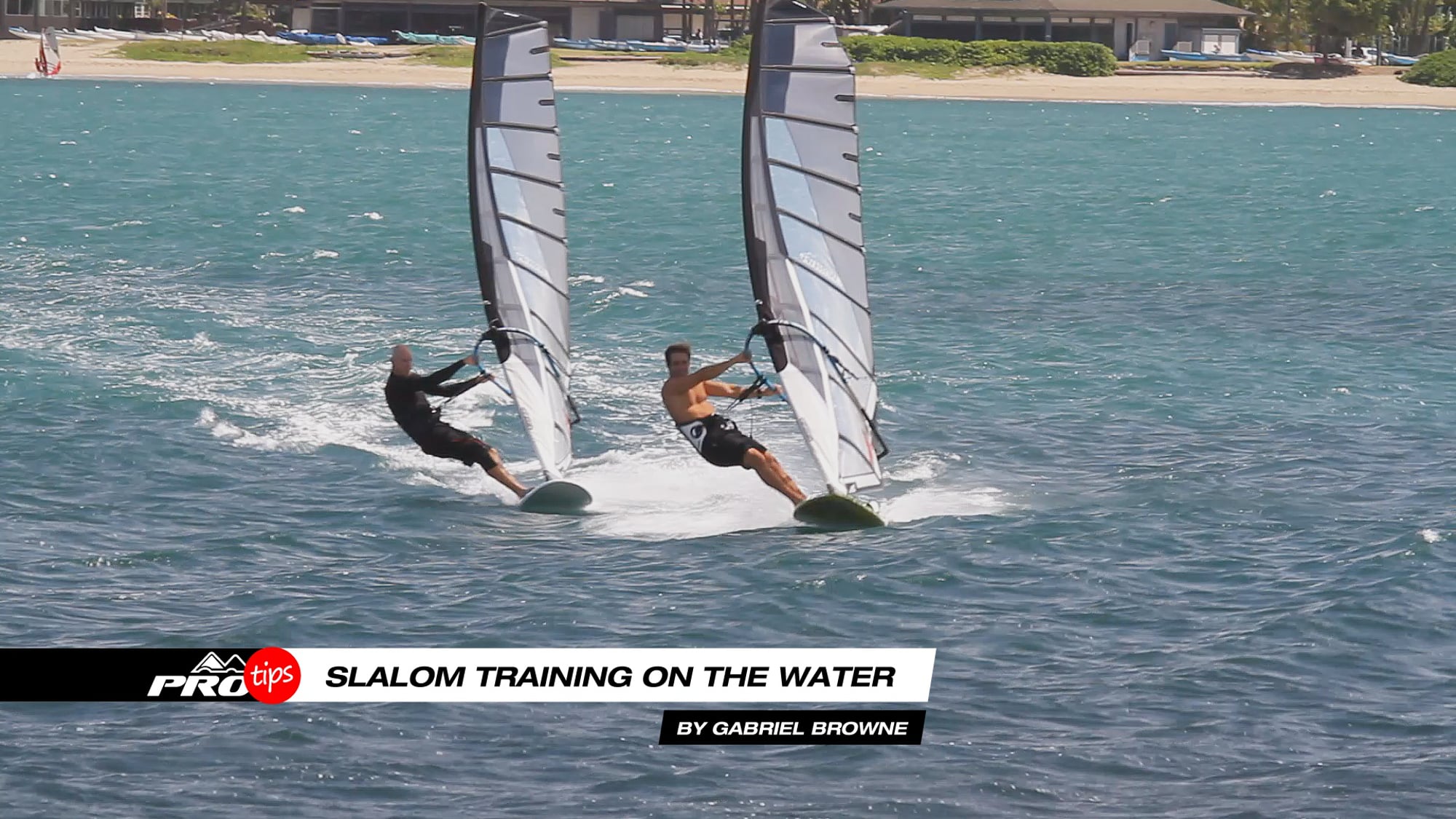 Pro Tips On the water Slalom Training Windsurfing Videos MauiSails Hawaii
