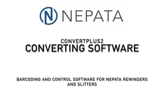 NEPATA ConvertPlus2 software roll slitter rewinder inventory control