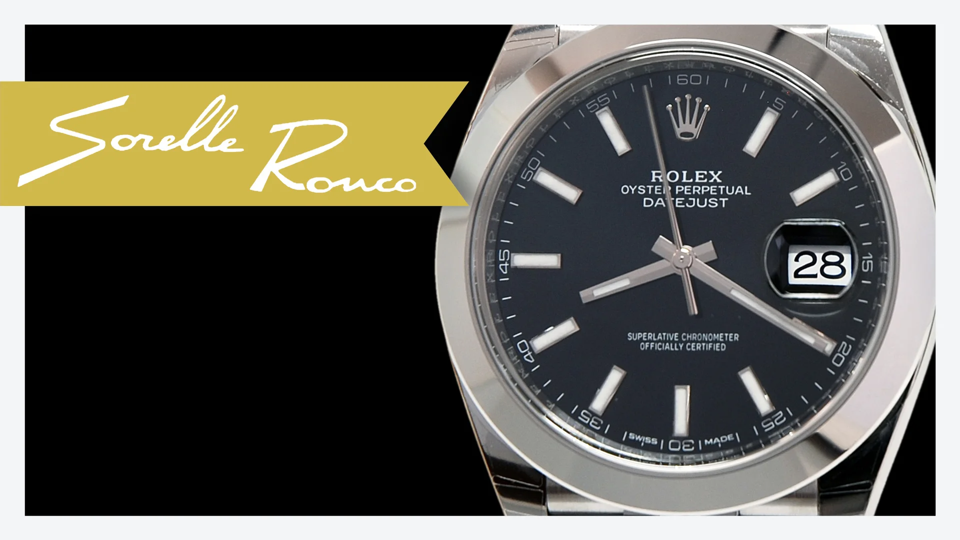 Sorelle hot sale ronco rolex