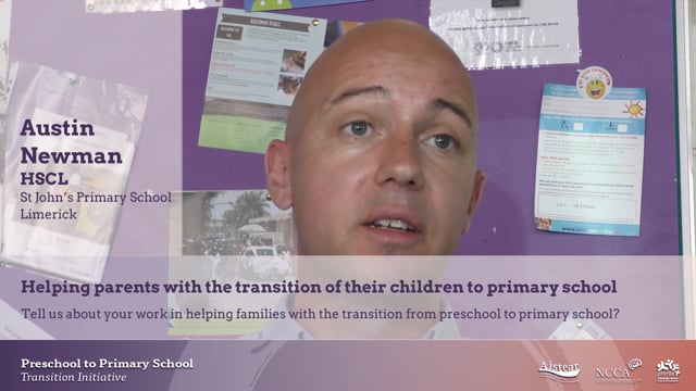 Helping Parents with the transition of their children to Primary School