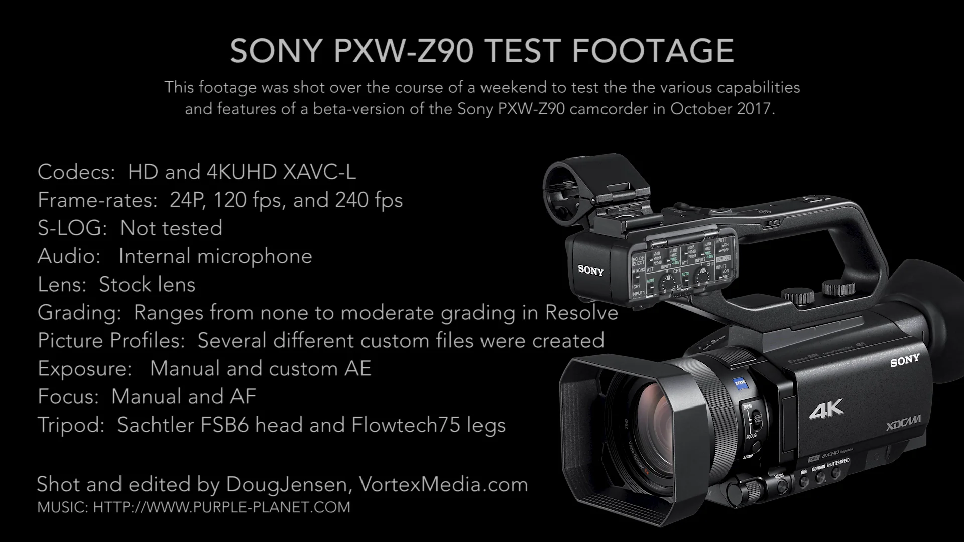 Sony PXW-Z90 Test Footage | Videos & Movies on Vimeo