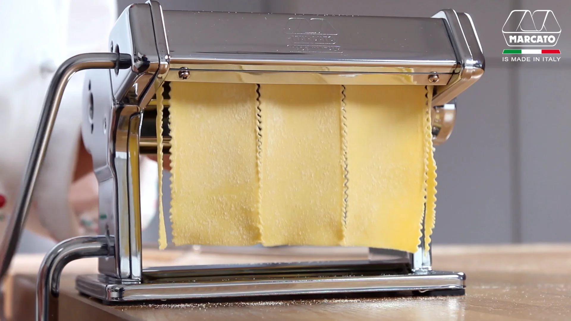 Marcato pappardelle - accessorio pasta per Atlas 150 on Vimeo