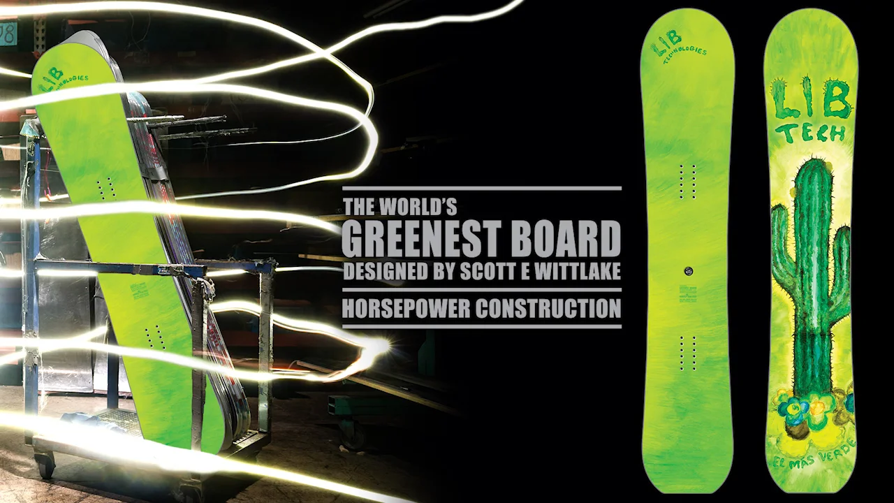 The World's Greenest Snowboard 2017-2018 | Lib Tech