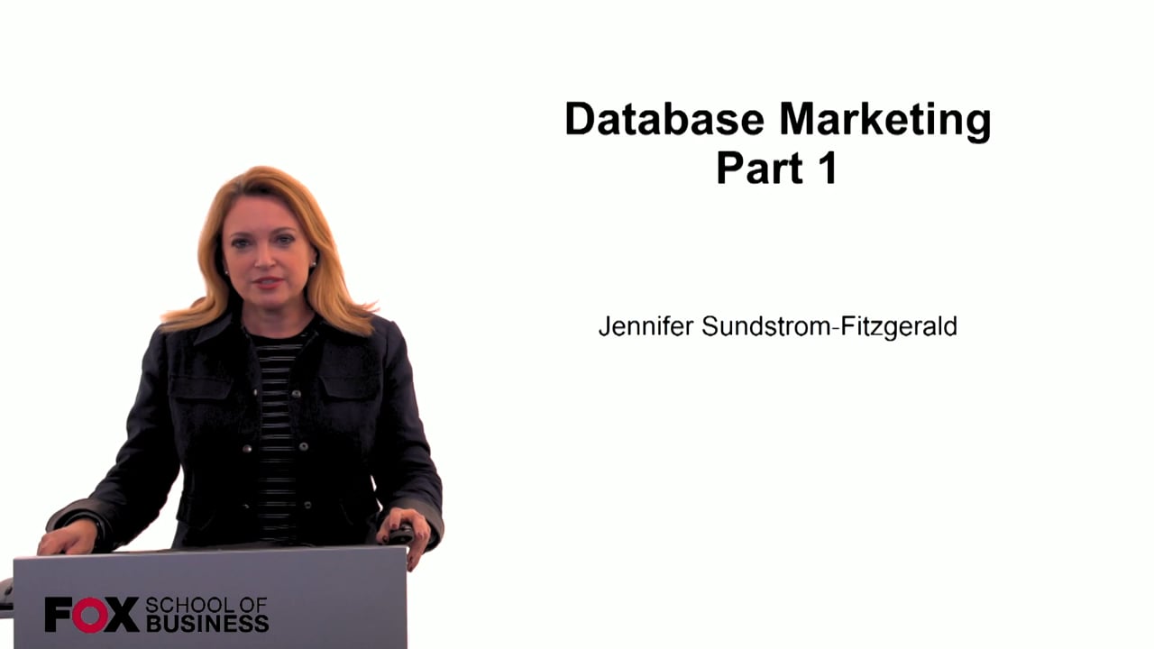Login to view Database Marketing Part 1