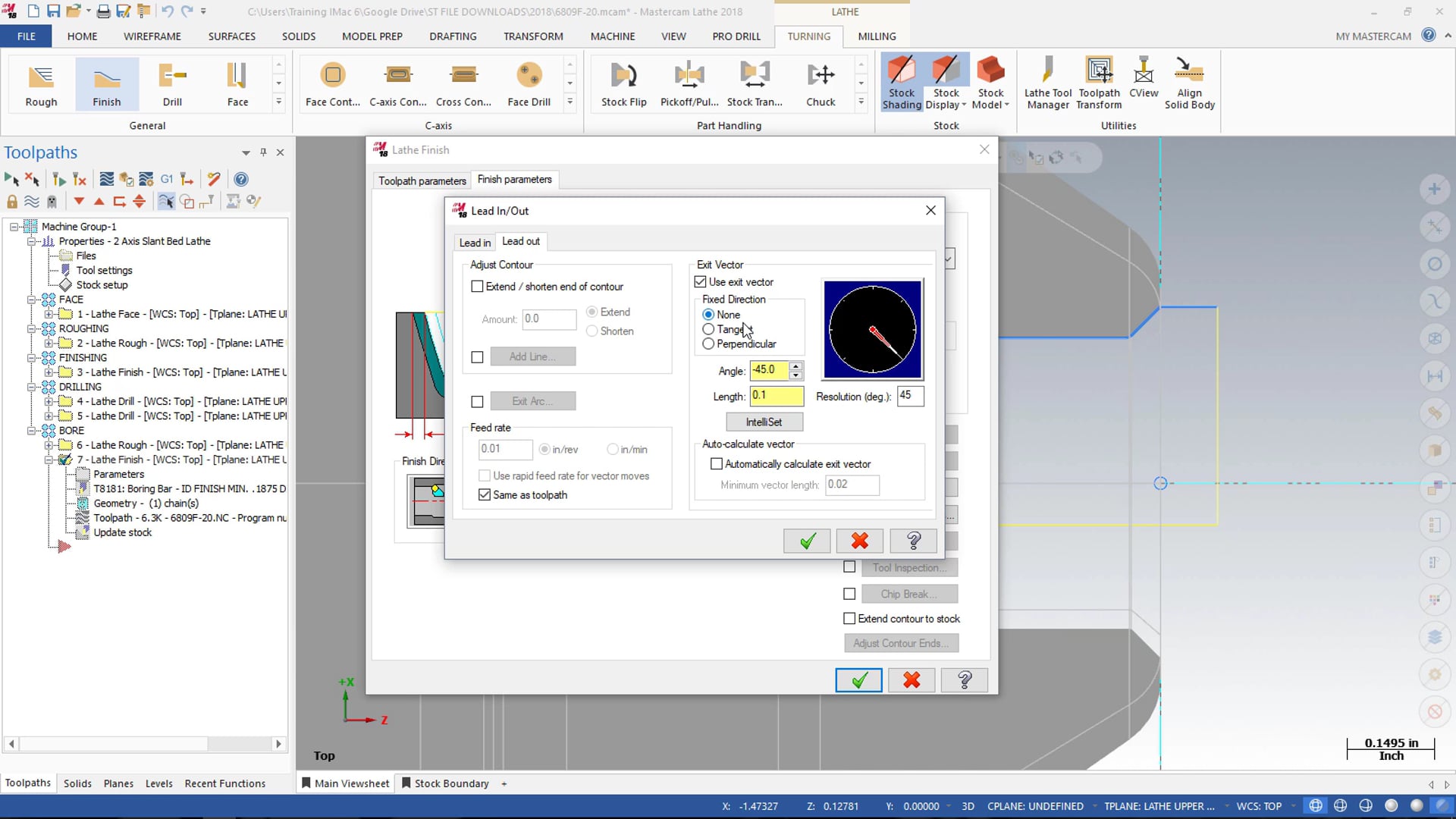 Lathe Toolpaths