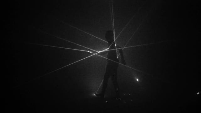 Laser – Movement – Fog: Improvisation 2, 2017