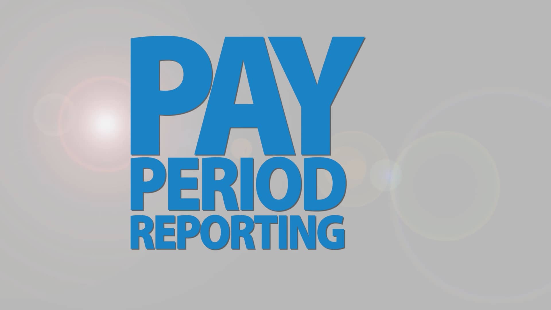 KPERS The Basics Pay Period Reporting on Vimeo