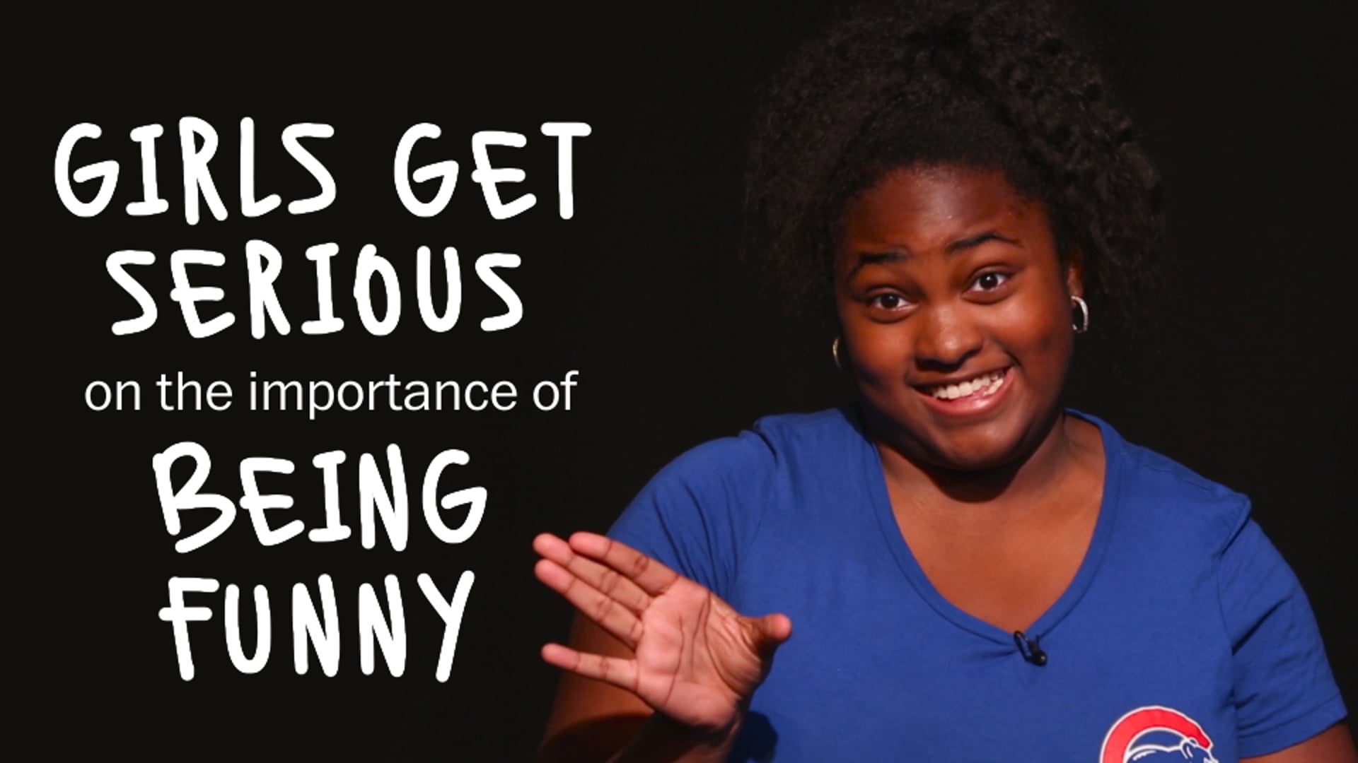 Girls get serious on the importance of being funny