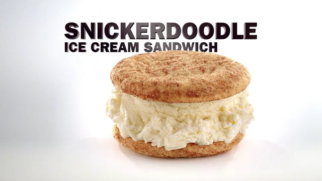 Carl Jr.'s Snickerdoodle Ice Cream Sandwich